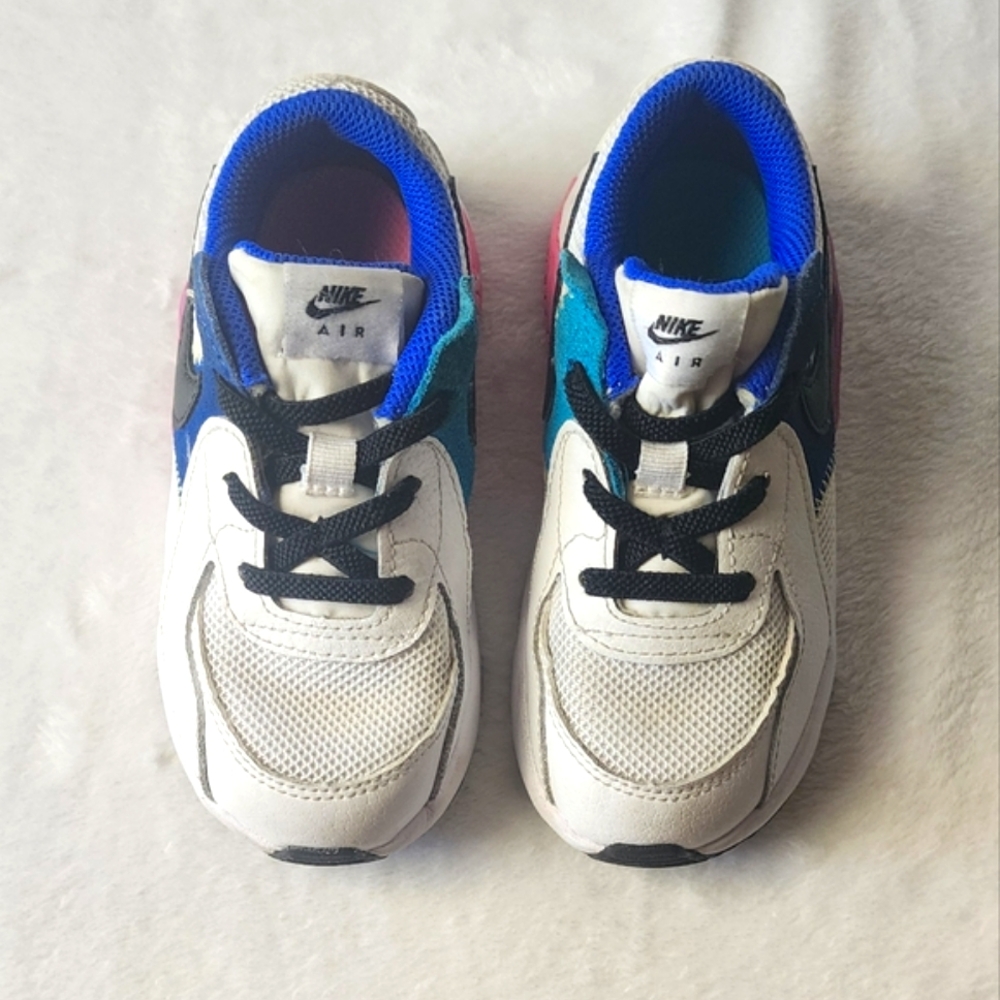 Nike Air Max Excee PS Toddler, White Black Hyper Royal